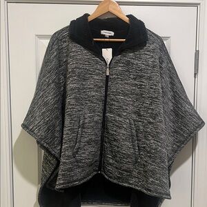 Calvin Klein Black and Gray Women's Jacket